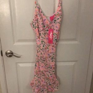 NWT Lilly Pulitzer Alisa Wrap Dress in Juicy Fruit